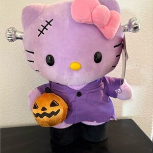 Purple Hello Kitty Frankenstein Plush